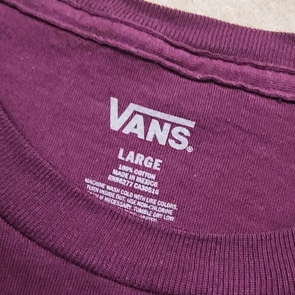 Vans Off The Wall Purple Ice Cream Graphic Tee Shirt #2 - Picture 6 of 6
